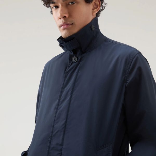 Woolrich New City Car Coat Navy