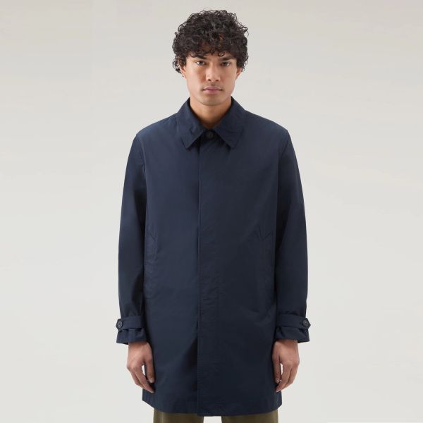 Woolrich New City Car Coat Navy