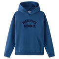 Woolrich Organic Cotton Script Hoodie Blauw