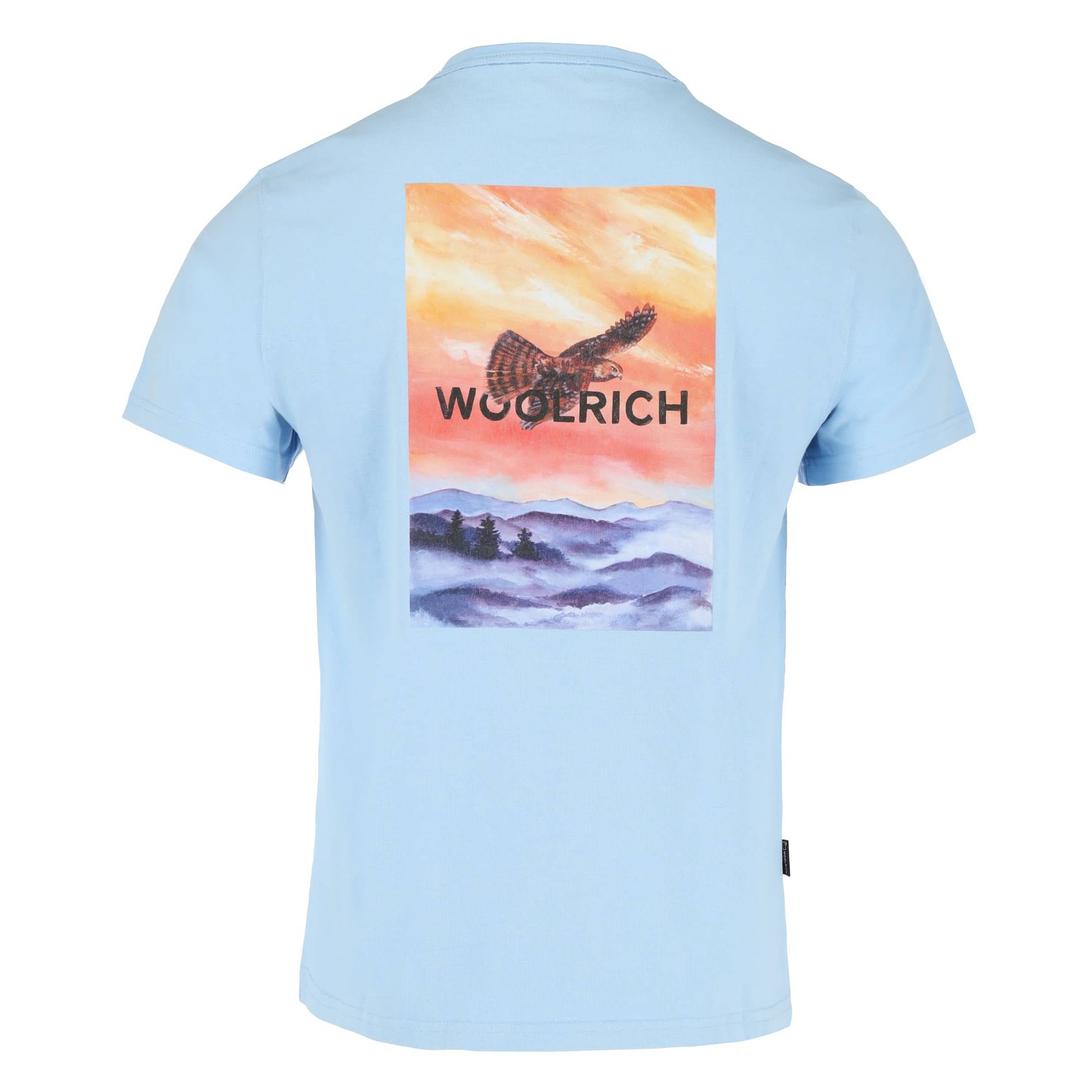 Woolrich Outdoor T-shirt Licht Blauw
