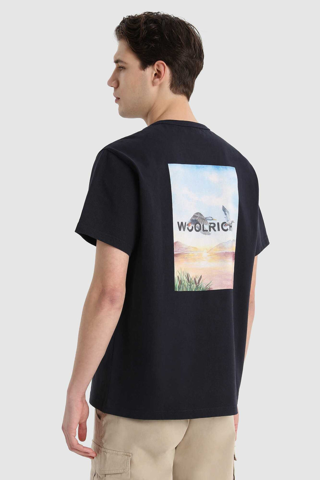 Woolrich Outdoor T-shirt Navy