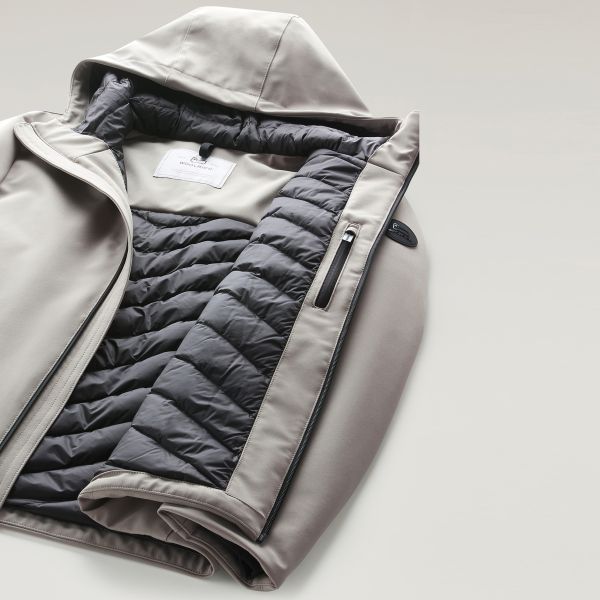 Woolrich Pacific Soft Shell Jack Beige