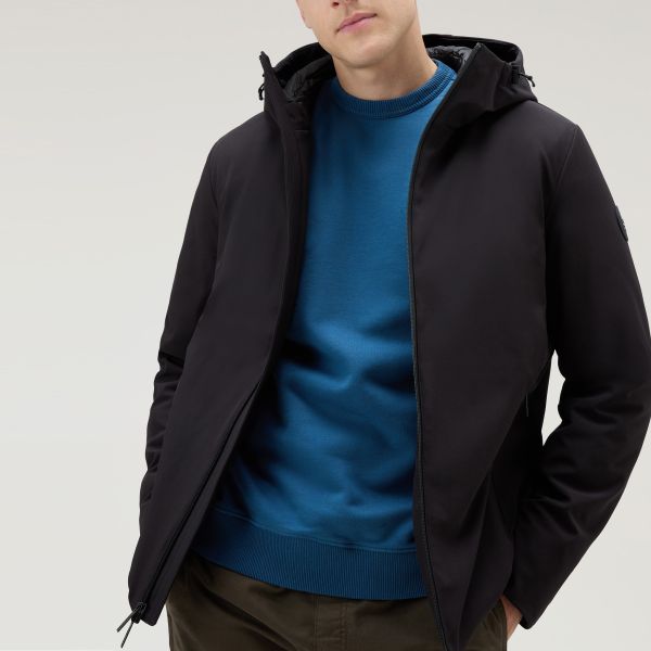 Woolrich Pacific Soft Shell Jack Zwart
