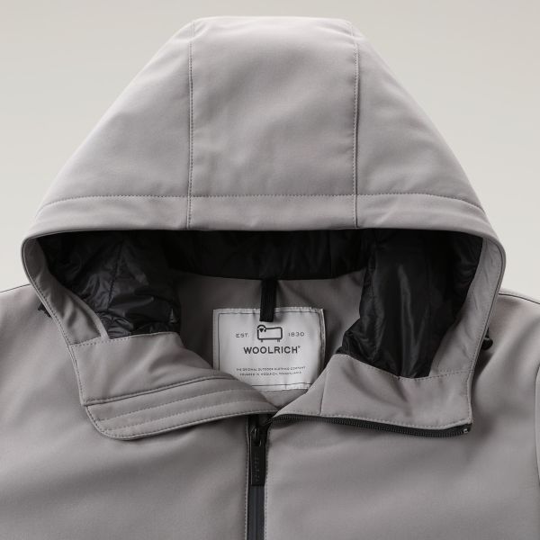 Woolrich Pacific Soft Shell Jas Grijs