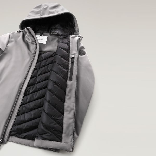 Woolrich Pacific Soft Shell Jas Grijs