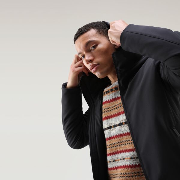 Woolrich Pacific Soft Shell Jas Zwart