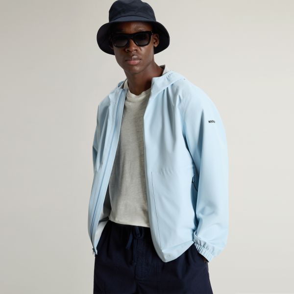 Woolrich Pacific Two Layers Jack Licht Blauw