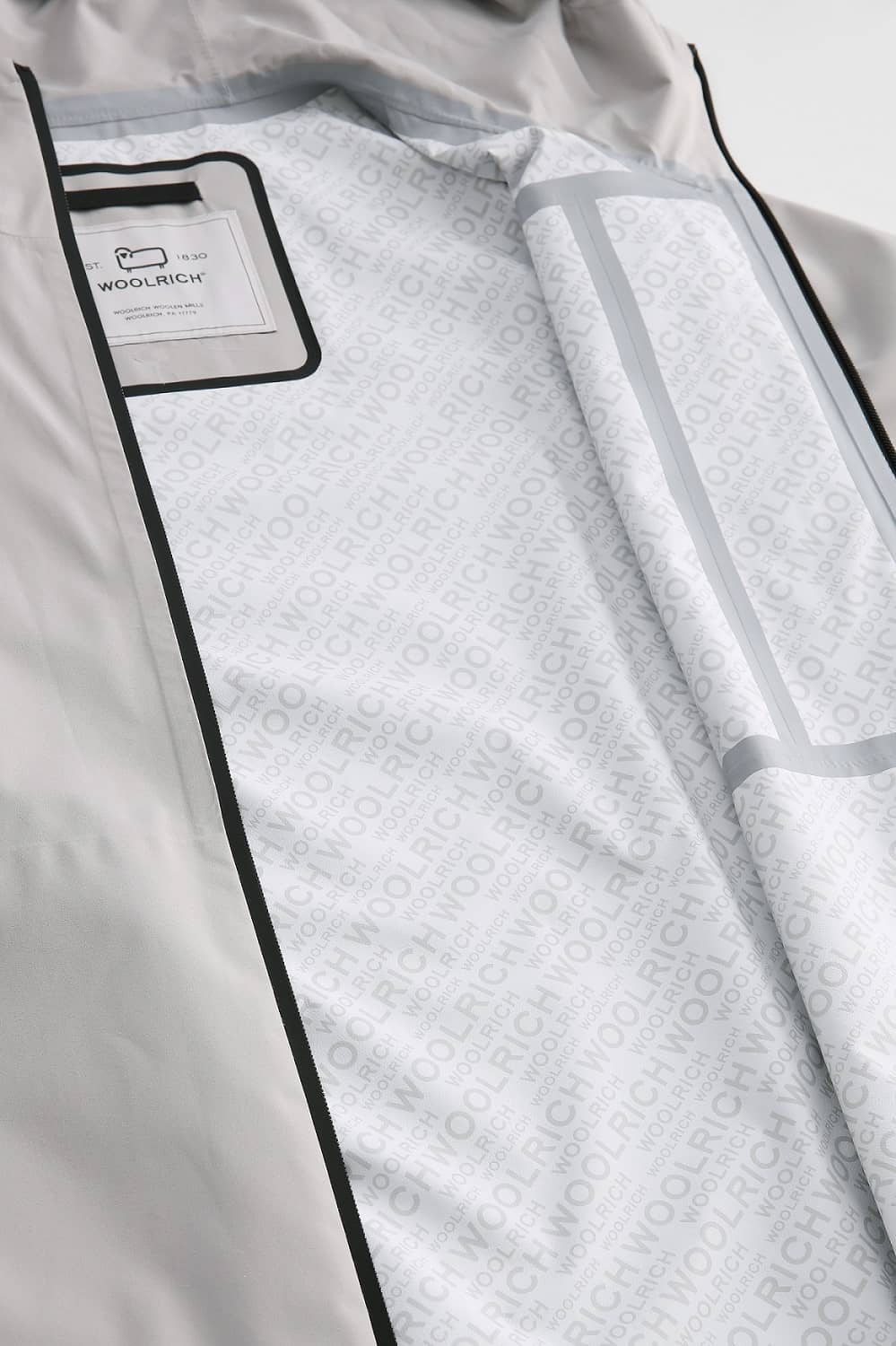 Woolrich Pacific Two Layers Jas Grijs