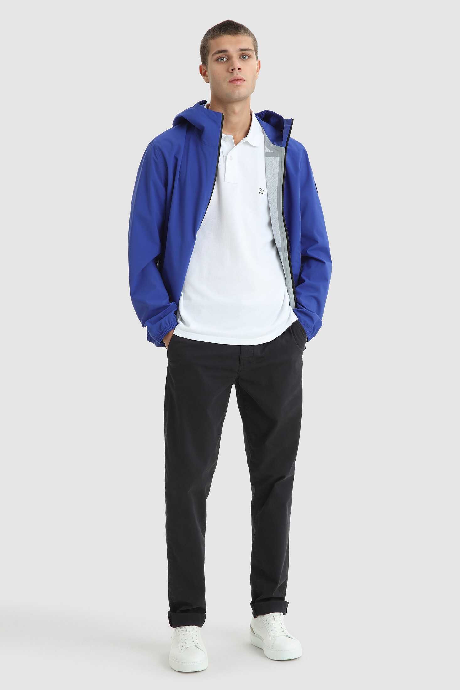 Woolrich Pacific Two Layers Jas Blauw