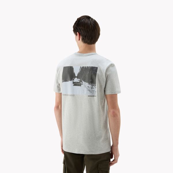 woolrich photographic t-shirt grijs