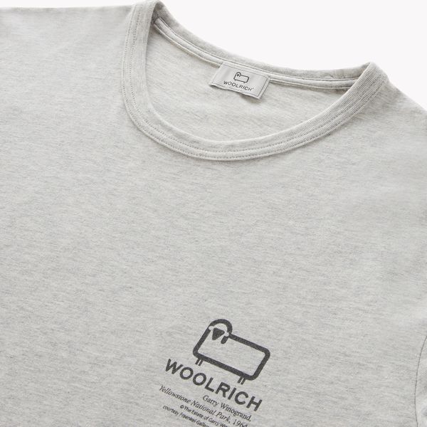 woolrich photographic t-shirt grijs