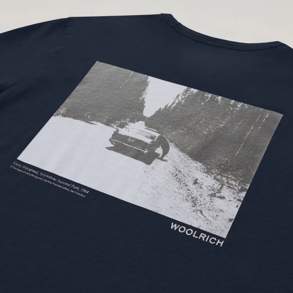 Woolrich Photographic T-shirt Navy