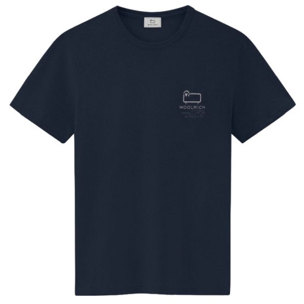 Woolrich Photographic T-shirt Navy