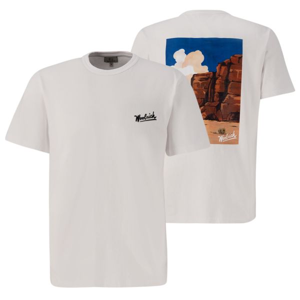 Woolrich Photographic T-shirt Wit