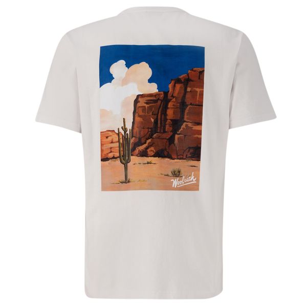 Woolrich Photographic T-shirt Wit