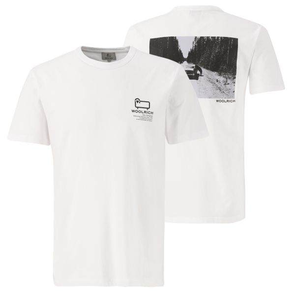 Woolrich Photographic T-shirt Wit