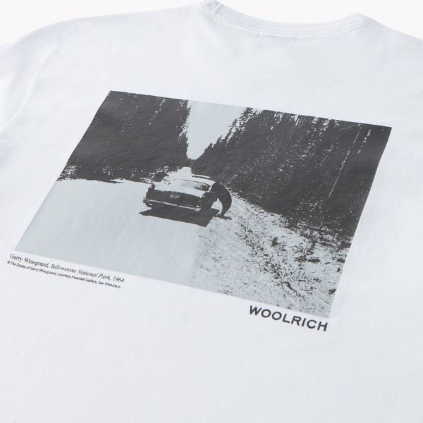 woolrich photographic t-shirt wit