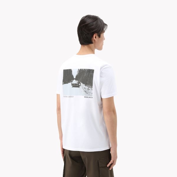 woolrich photographic t-shirt wit