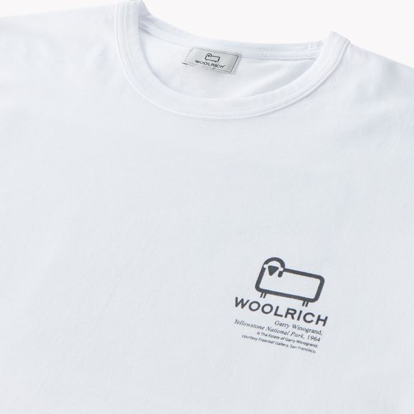 woolrich photographic t-shirt wit