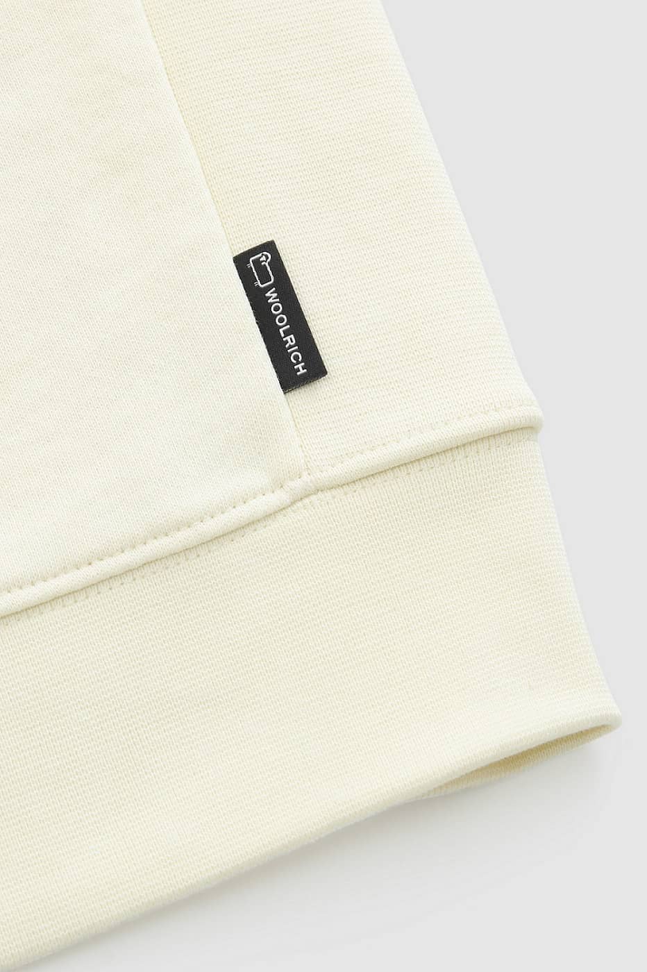 Woolrich Printed Duck Hoodie Off White