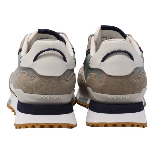 Woolrich Retro Sneaker Beige/Groen