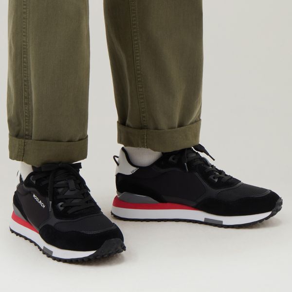 Woolrich Retro Sneaker Zwart