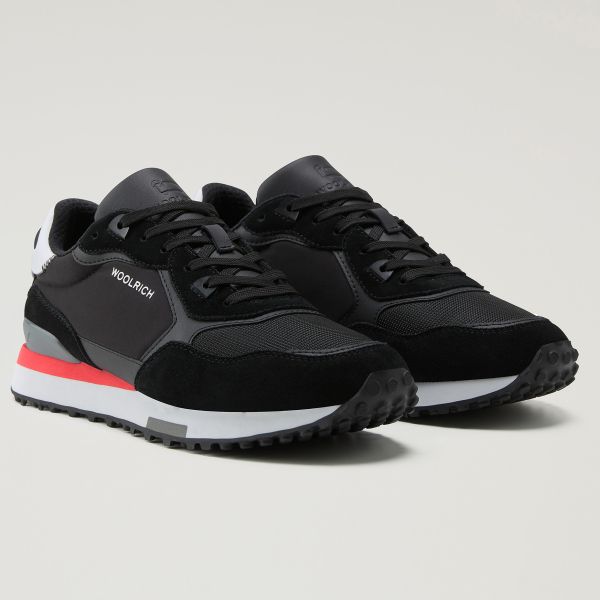 Woolrich Retro Sneaker Zwart