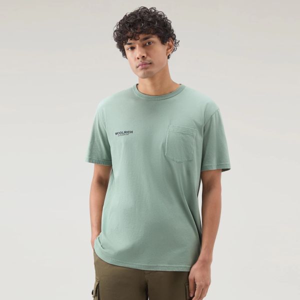 Woolrich Safari T-shirt Groen