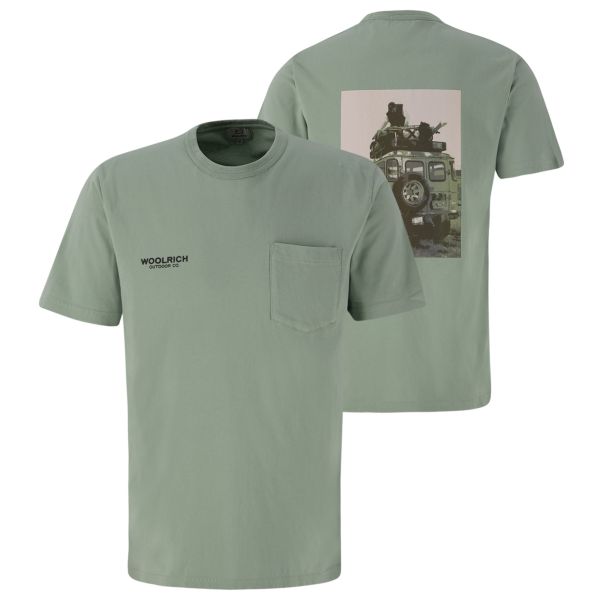 Woolrich Safari T-shirt Groen