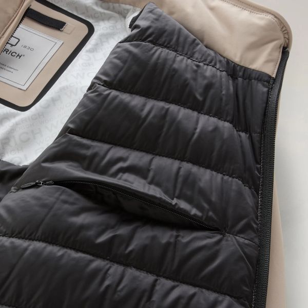 Woolrich Sailing Two Layers Bomber Jack Beige