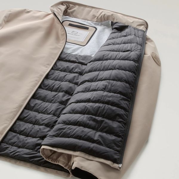 Woolrich Sailing Two Layers Bomber Jack Beige