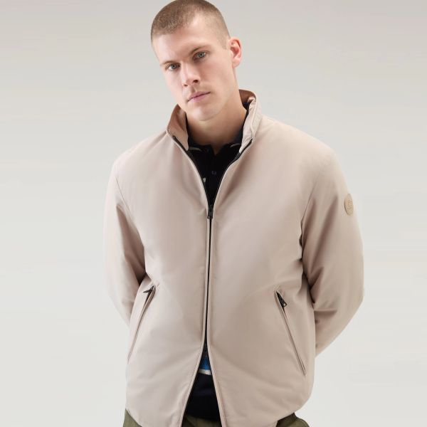 Woolrich Sailing Two Layers Bomber Jack Beige