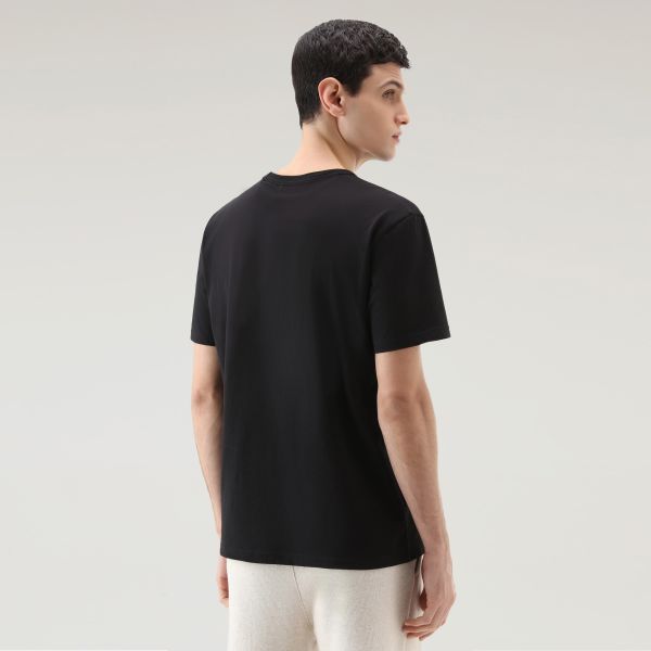 Woolrich Sheep T-shirt Zwart
