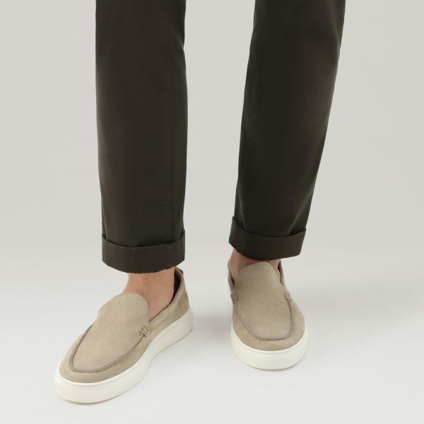 Woolrich Slip On Loafers Beige