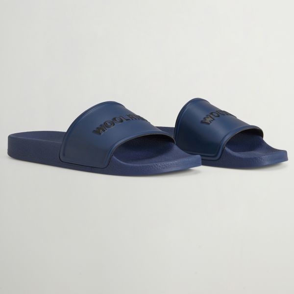 Woolrich Slippers Blauw