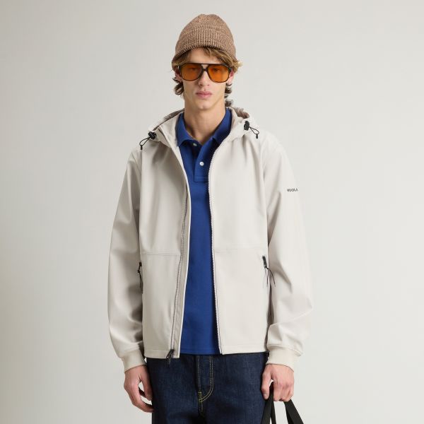 Woolrich Soft Shell Jack Beige