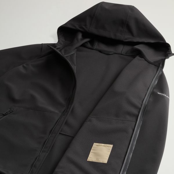 Woolrich Soft Shell Jack Zwart