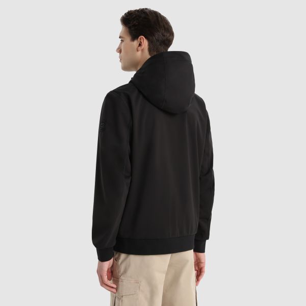 Woolrich Soft Shell Jack Zwart