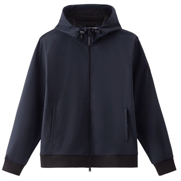 woolrich softshell jas navy