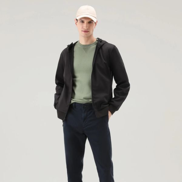 Woolrich Softshell Jas Zwart
