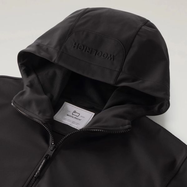 Woolrich Softshell Jas Zwart