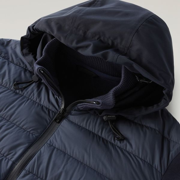 woolrich sundance hybrid jas navy