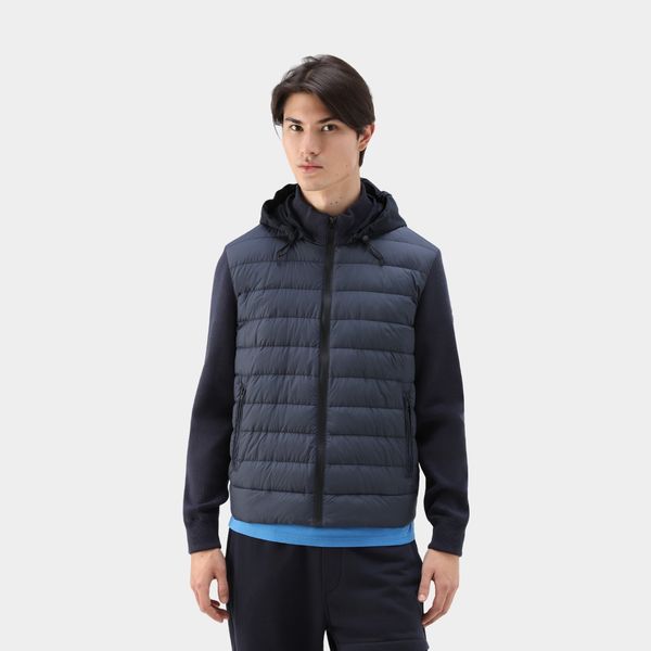 woolrich sundance hybrid jas navy