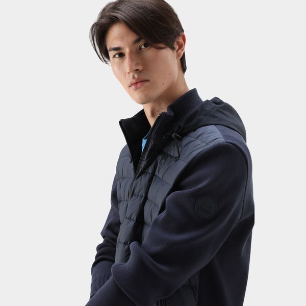 woolrich sundance hybrid jas navy