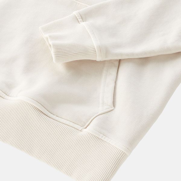 woolrich varsity hoodie beige