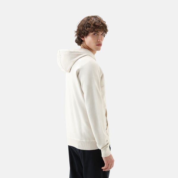 woolrich varsity hoodie beige