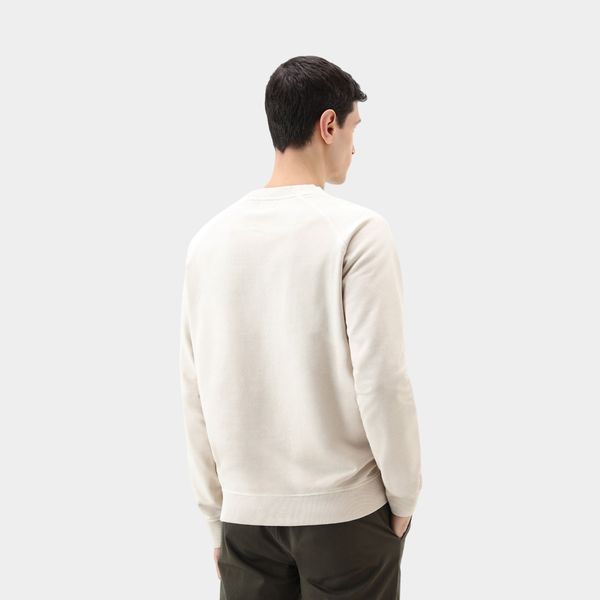 woolrich varsity sweater beige