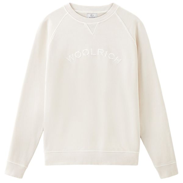 woolrich varsity sweater beige