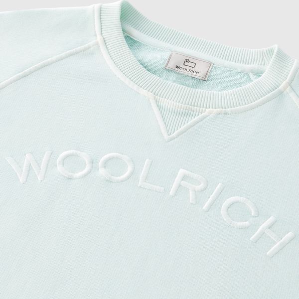 woolrich varsity sweater licht groen