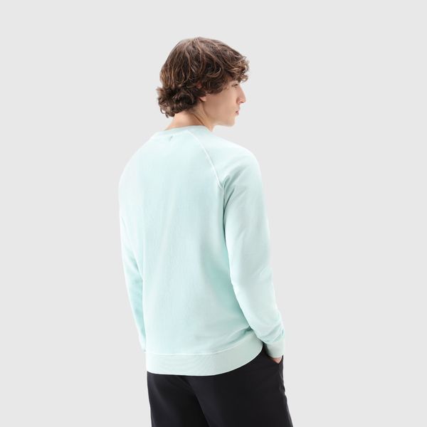 woolrich varsity sweater licht groen